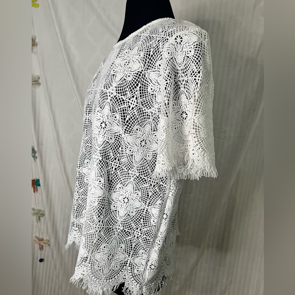 White Worthington Lace Top New Without Tags - Picture 2 of 6